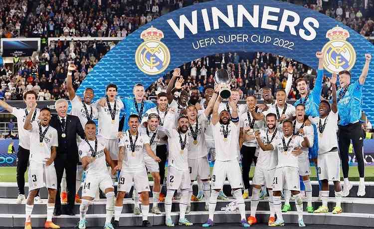 Real Madrid juara UEFA Super Cup 2022 (instagram.com/casemiro)