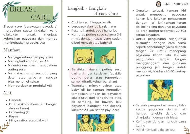 Leaflet Breast Care
