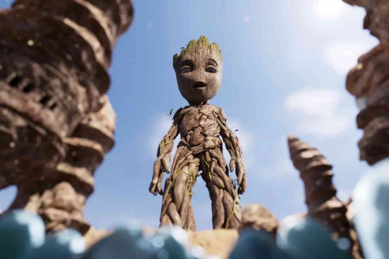 Baby Groot dalam 