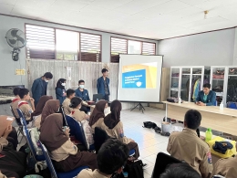 Pemaparan Materi Pembuatan Kompos Dengan Metode di SMP Negri 9 Tangerang Selatan. Dokpri