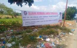 Keliru kebijakan denda buang sampah sembarangan di Kab. Deli Serdang, Sumetera Utara (14/8/22). Sumber: DokPri