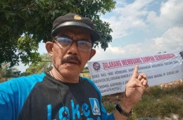 Penulis survey pengelolaan sampah di Kab. Deli Serdang Sumatera Utara. (14/8/2022). Sumber: DokPri.