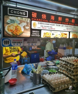 Salah satu penjual Char Koay Teow di New Lane Street, George Town, Penang. Sumber: dokumentasi pribadi