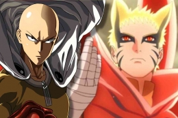 Naruto dan Saitama serial anime Boruto dan One Punch Man. (Sumber: Sportskeeda/Anime/Boruto/One Punch Man)