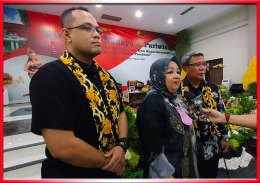 Dr. dr. Ulla Nuchrawaty Memberikan Keterangan Pada Media Pers Tentang Sarasehan Budaya & Pariwisata Di Yogyakarta | Dok. Pribadi