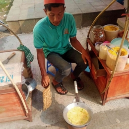 Penjual Kerak Telor (dokpri)