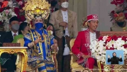 Ilustrasi gambar Presiden Jokowi dan Ibu Iriana | Dokumen gambar via Inews.id