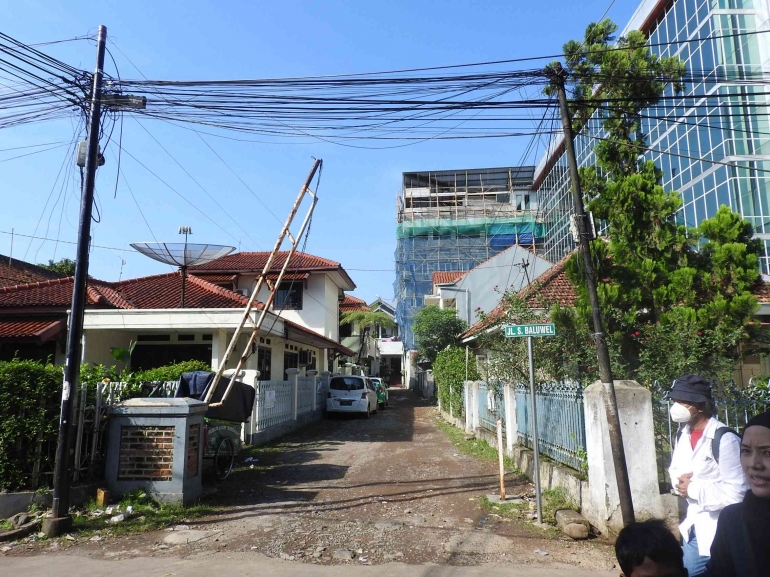 Jalan S. Baluwel yang seharusnya adalah Syeh Salim Balweel (Foto koleksi pribadi)