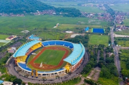 Pemandangan stadion Jalak Harupat ( Instagram : Asep.R )