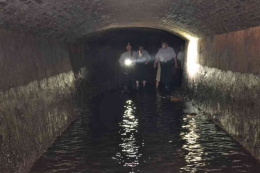 Terowongan air Irigasi Cihea (Sumber: bppcijati.blogspot.com)