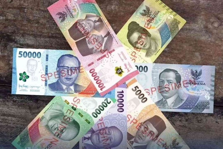 Pecahan uang rupiah yang di keluarkan oleh Bank Indonesia terdiri dari uang pecahan, 1.000, 2.000, 5.000, 10.000, 20.000, 50.000 dan 100.000, sumber: pikiran-rakyat.com