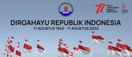 Ucapan Dirgahayu Republik Indonesia (sumber: KBBV Makassar)