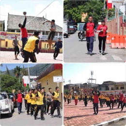 Olahraga Sehat dan Jumat Bersih Polres Samosir/dokpri