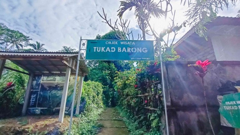 Plang Nama Tukad Barong (dokpri)