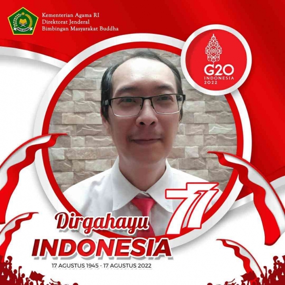Twibon Dirgahayu Indonesia (sumber: Ditjen Bimas Buddha, diolah pribadi)
