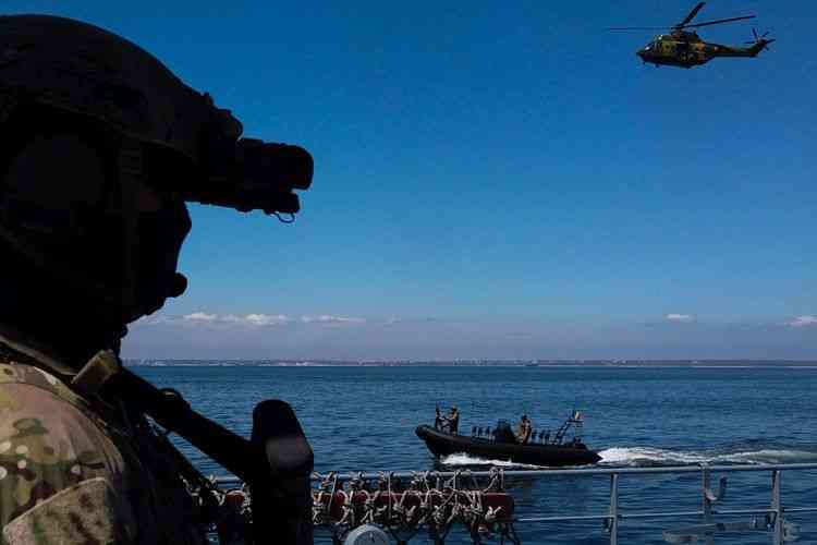 Pasukan khusus Amerika ikut latihan militer NATO di Laut Hitam, 100 mil dari Ukraina, (VASCO COTOVIO/CNN via TWITTER) via kompas com