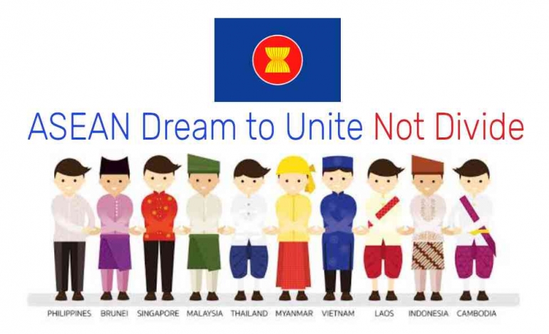 ASEAN Dream to Unite Not Devide. Source : Shuterstock