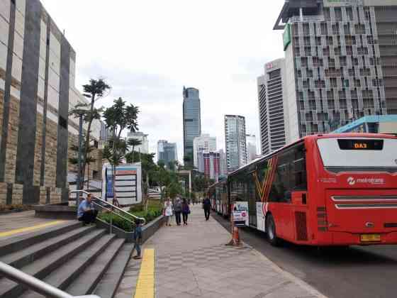 Stasiun MRT terintegrasi dengan Transjakarta, Sumber: Teyn Gloria/JawaPos.com