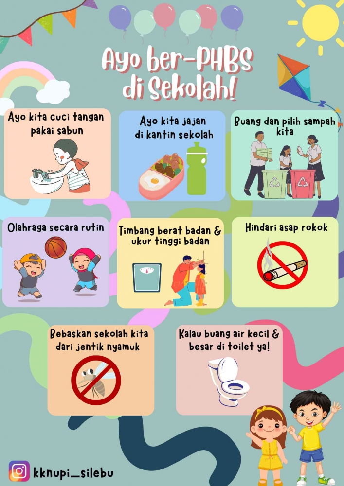 Program Phbs Mahasiswa KKN UPI Mewujudkan Hidup Sehat di Lingkungan Sekolah dengan ...