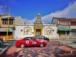 Kuil Sri Mahamariamman di Jalan Masjid Kapitan Keling. Sumber: dokumentasi pribadi