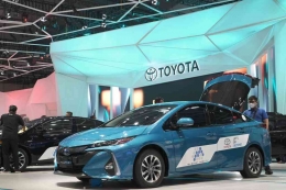 deretan mobil elektrifikasi Toyota GIIAS 2022 | Dok. pribadi 