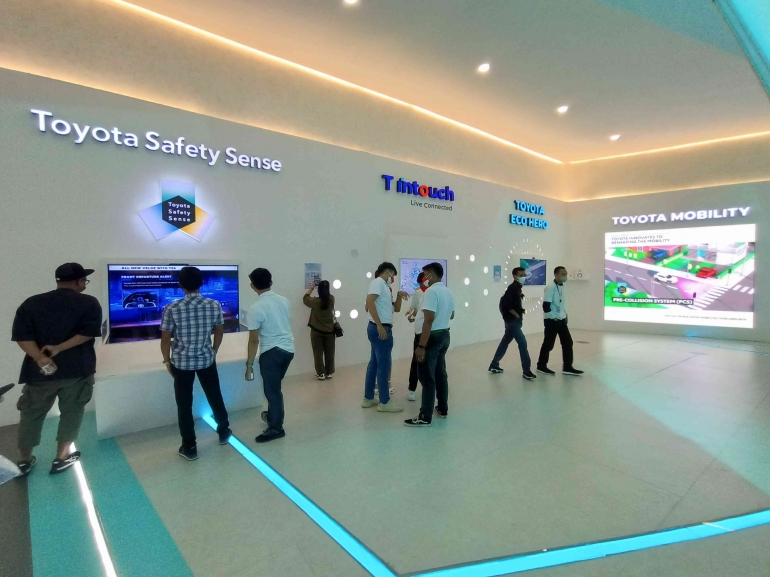 Area Mobility Zone Toyota GIIAS 2022 I Sumber Foto : Dokpri