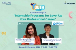 Career Shifting 101: “Internship Programs For Level Up Your Professional Career” (Dok. Kelas Kompasiana)