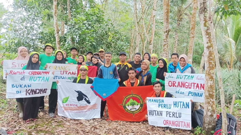 YP memperingati WOD 2022 dengan berbagai kegiatan. (Foto : Riduwan/Yayasan Palung). 