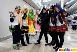 Hijab cosplay (Sumber: merdeka.com melalui materi Ibu Rouli)