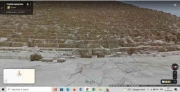 piramida Giza (Sumber: Google Earth)