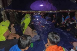 Saat diskusi tentang hutan gambut yang disampaikan oleh Samsidar selaku Ketua LPHD Padu Banjar kepada peserta yang mengikuti kegiatan WOD 2022. (Foto : Riduwan/Yayasan Palung).