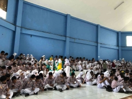(Dokpri,Pelaksanaan Tes UKBI Perdana di SMP Negeri 4 Samarinda/Rabu/24/Agustus/2022)