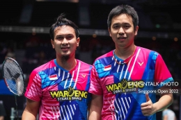 The Daddies berhasil melaju ke perempat final Kejuaraan Dunia Badminton 2022. | Sumber: Badmintontalk