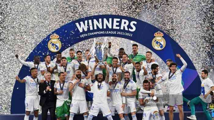 Real Madrid, Juara Liga Champions UEFA musim lalu (Sumber: tribunnews.com)