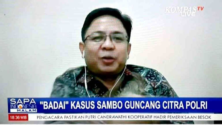 Burhanuddin Muhtadi Saat Tampil Di Kompas TV, Foto Dok. Pribadi