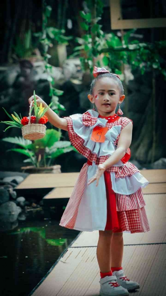 Salah satu peserta kompetisi Fashion Show kategori Anak (Doc. Riana Dewie)