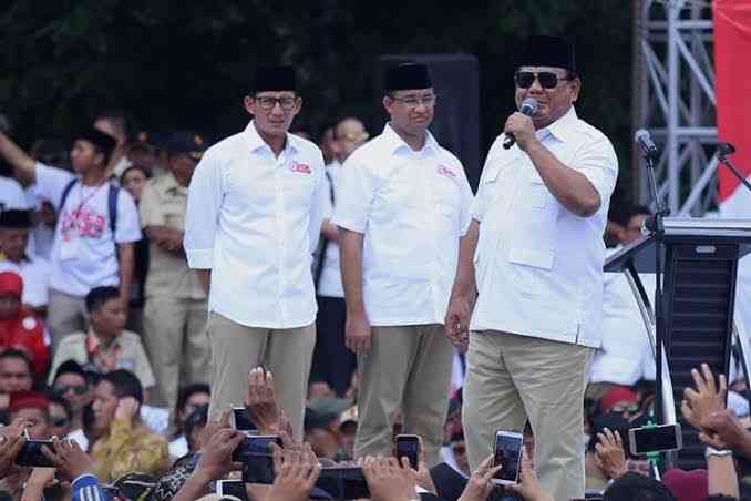 Prabowo kembali di capreskan oleh Partai Gerindra sudah Final, Sumber: kompas.com