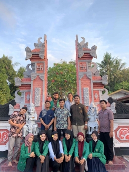 Kunjungan Mahasiswa UINSU ke Pura Bali/dokpri