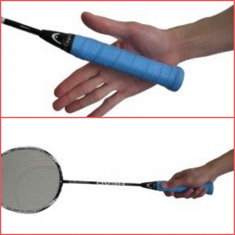 Grip. (Sumber: https://www.masterbadminton.com/badminton-gripping-technique.html)