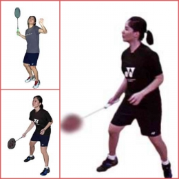 3 jenis posisi berdiri. (Sumber: https://www.masterbadminton.com/badminton-stance.html)