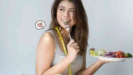 Ilustrasi, gambar perempuan yang ingin diet, Djawanews.com