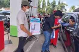 Foto Ilustrasi Sosialisasi pendaftaran Subsidi Tepat MyPertamina di Cilacap, Jawa Tengah, Senin (11/7/2022).(KOMPAS.COM/DOK PERTAMINA)