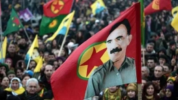  Pemimpin PKK Abdullah Ocalan telah dipenjara oleh Turki tahun 1999 : Foto AFP via bbc.com