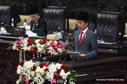 Presiden Joko Widodo berikan pidato terkait RAPBN 2023 | dok. Kemenkeu