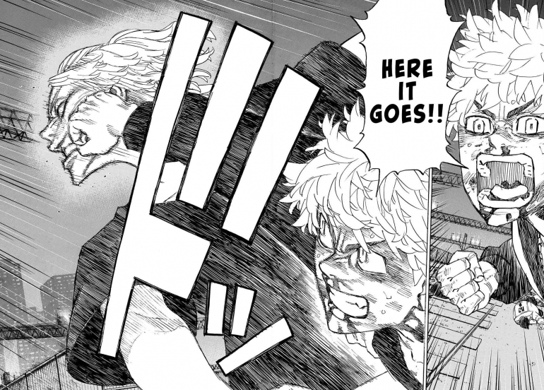 Salah satu adegan dalam manga Tokyo Revengers chapter 267: sumber: Kodanhsa