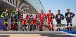 Rombongan pebalap Ducati yang mengisi line up MotoGP 2022 - 2023 (Foto. Bola.net)