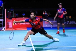Apri/Fadia menjadi satu dari 5 wakil Indonesia di perempat final Japan Open 2022: dok PBSI via Kompas.com