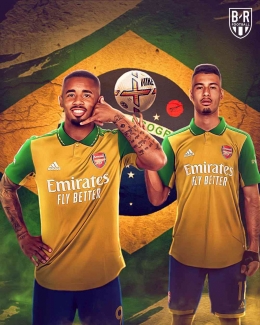 Potret poster pemain Arsenal (sumber: twitter @IDGoonerscom)