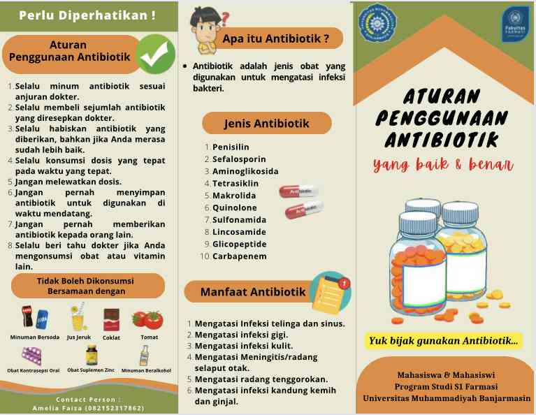 Mari Bijak Gunakan Antibiotik : Pengabdian Masyarakat Mengenai Aturan ...