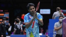 Wakil Indonesia yang terakhir di Japan Open 2022, Chico Aura kalah (indosport.com)